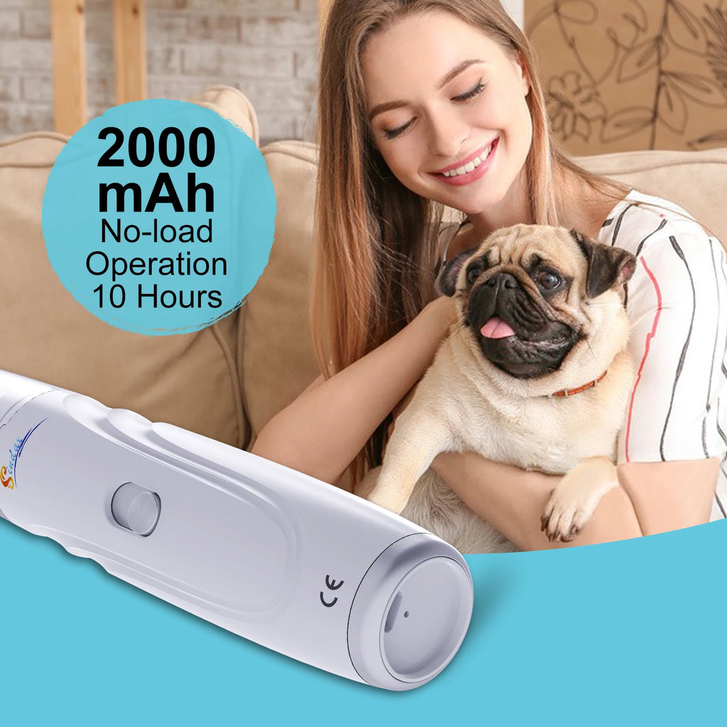 CalmNest™ Quiet Nail Grinder — Stress-Free Nail Care for Dogs & Cats