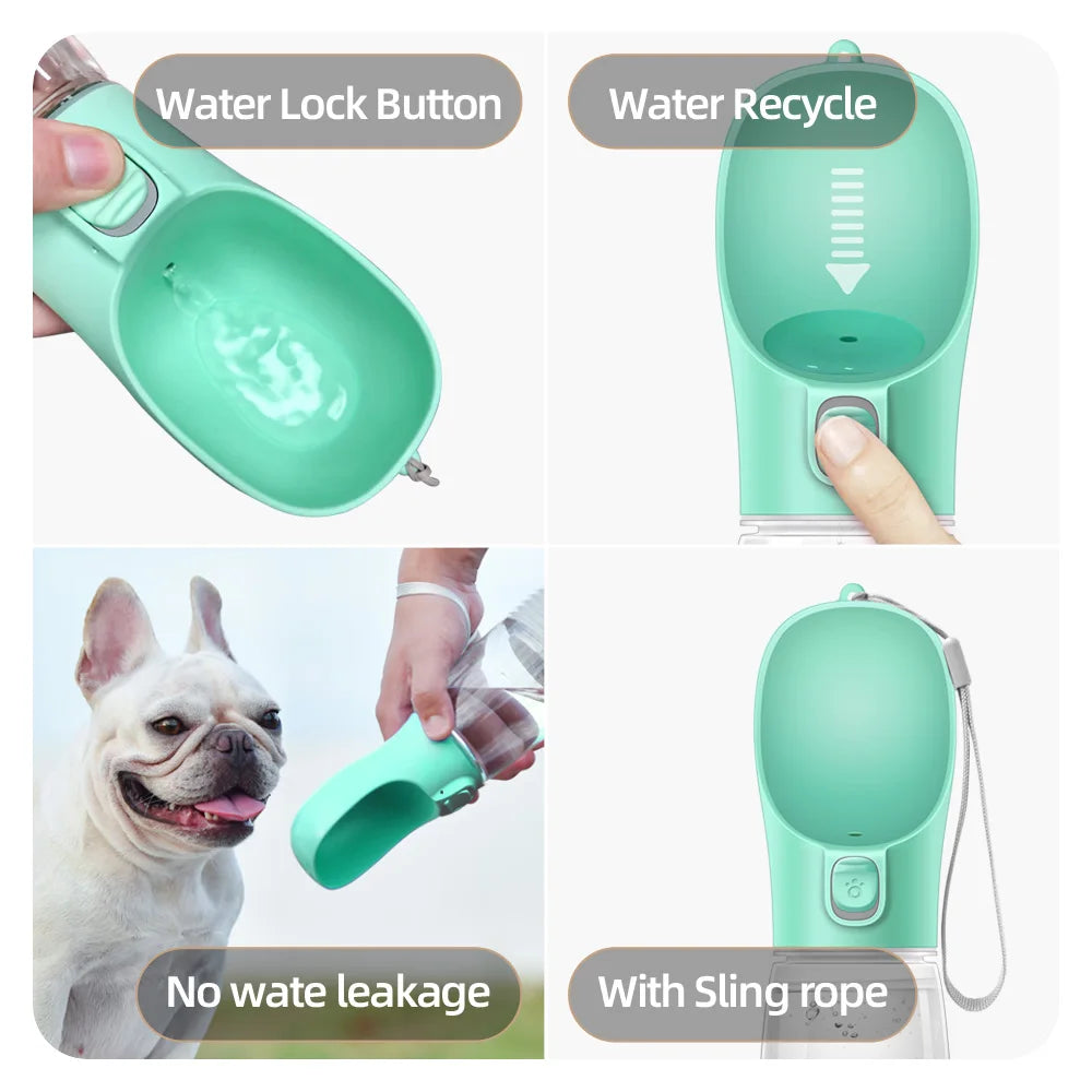 CalmNest™ Portable Dog Water Bottle — Hydration On Every Walk