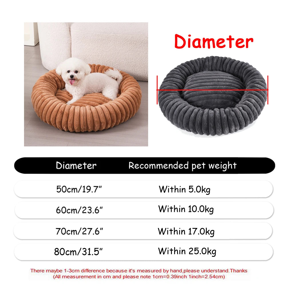 CalmNest™ Calming Donut Bed — Anxiety Relief for Dogs