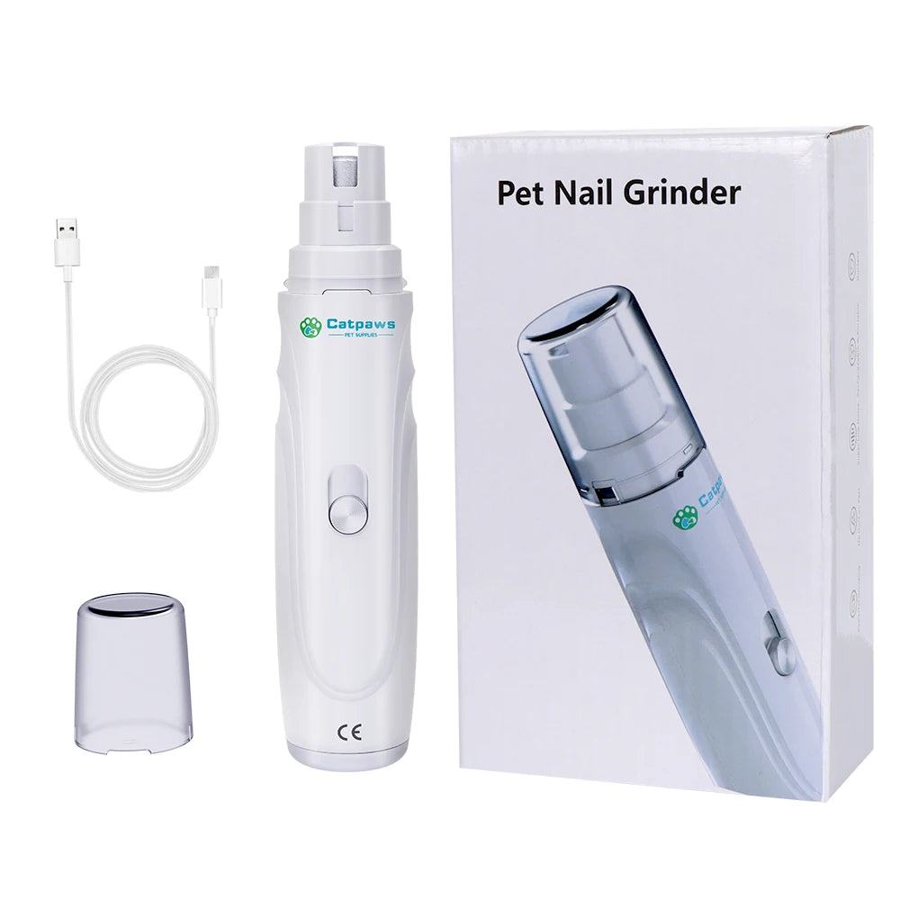CalmNest™ Quiet Nail Grinder — Stress-Free Nail Care for Dogs & Cats