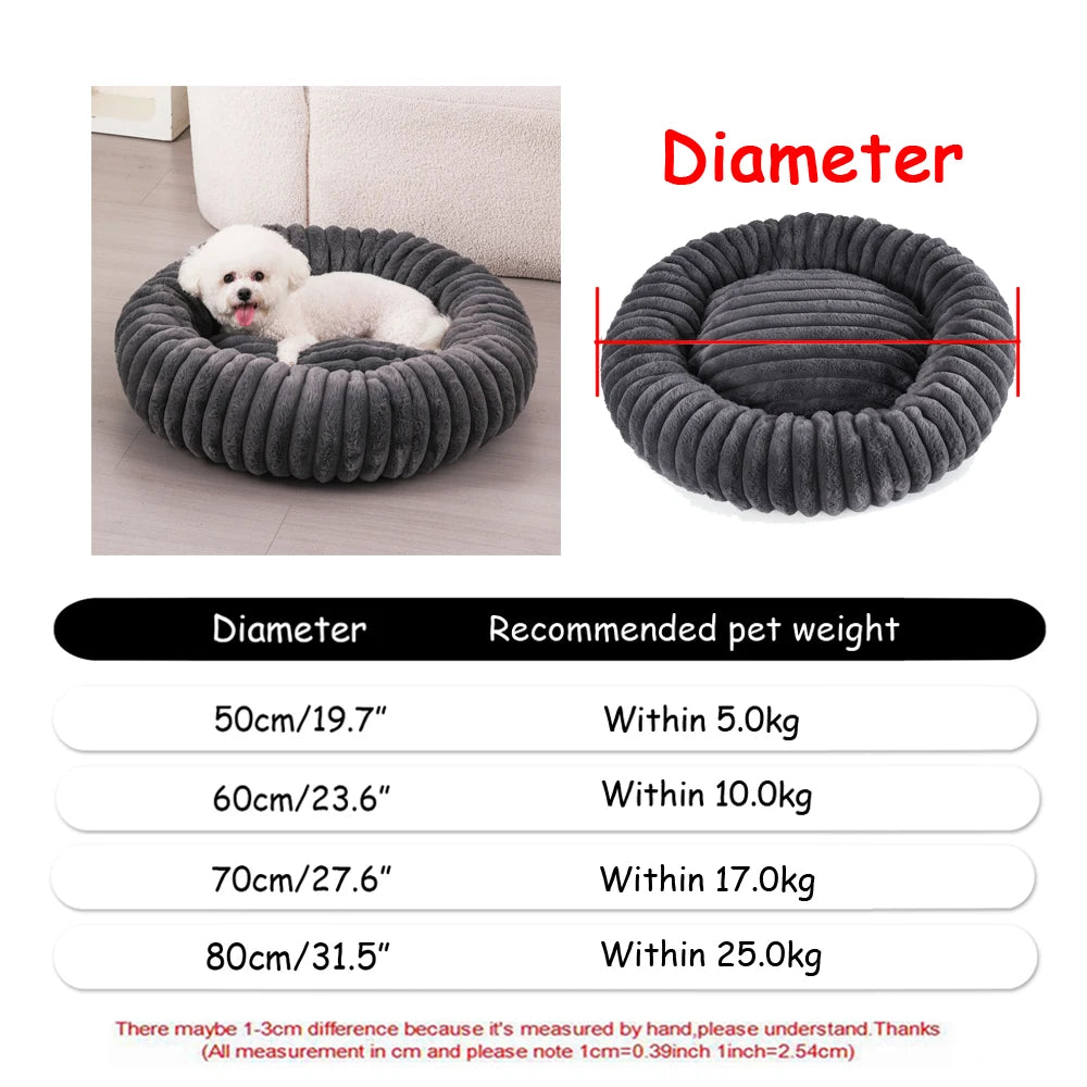 CalmNest™ Calming Donut Bed — Anxiety Relief for Dogs
