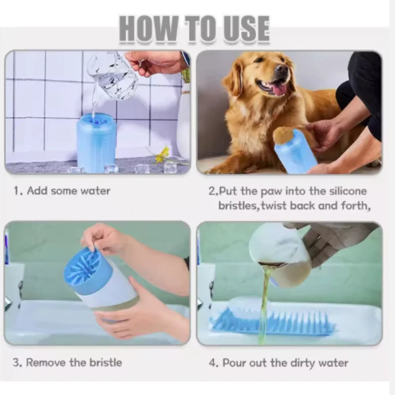CalmNest™ Paw Cleaner Cup — Clean Paws in Seconds