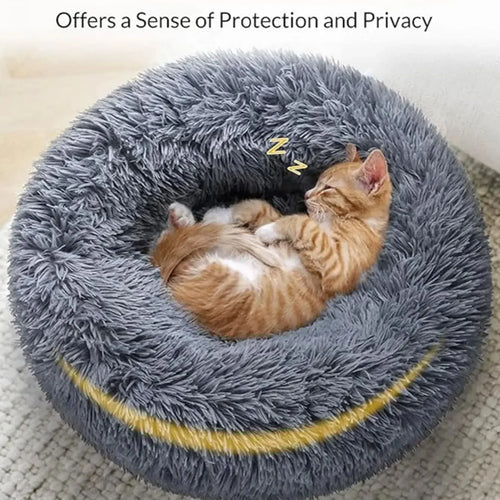 CalmNest™ Calming Donut Bed — Anxiety Relief for Dogs